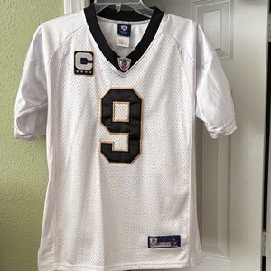 Reebok NFL White Jersey with Black Collar